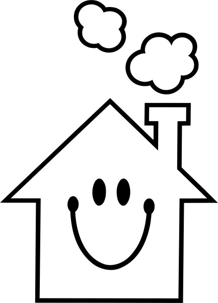 Домик контур