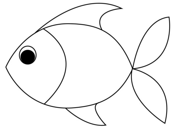 Трафарет "рыбки"