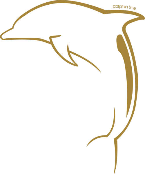 Дельфин раскраска для детей