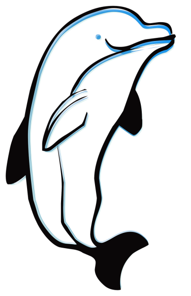 Контур дельфина