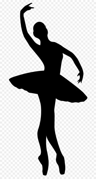 Балерина чёрно белый рисунок