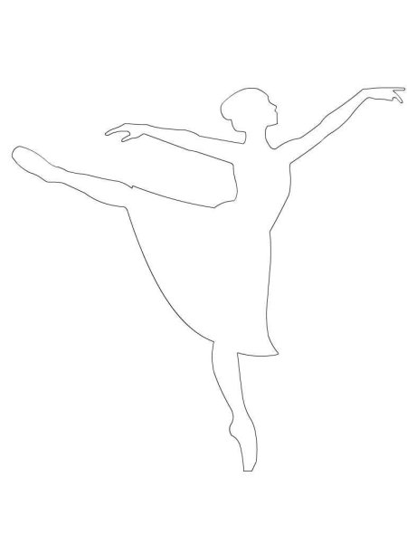 Силуэт балерины