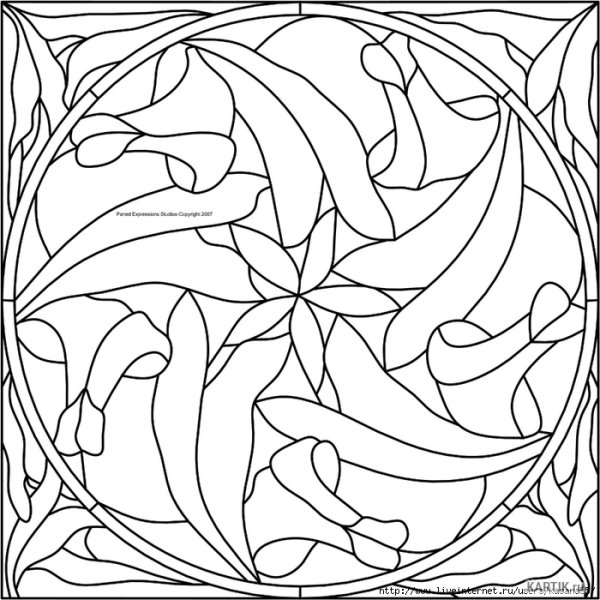 Эскиз витража