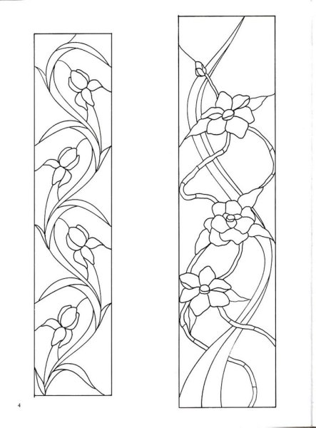 Трафареты для росписи по стеклу
