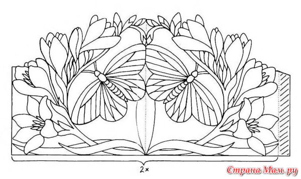 Трафареты для витражной росписи по стеклу