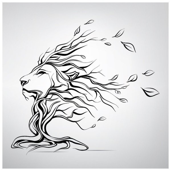 Лев Графика