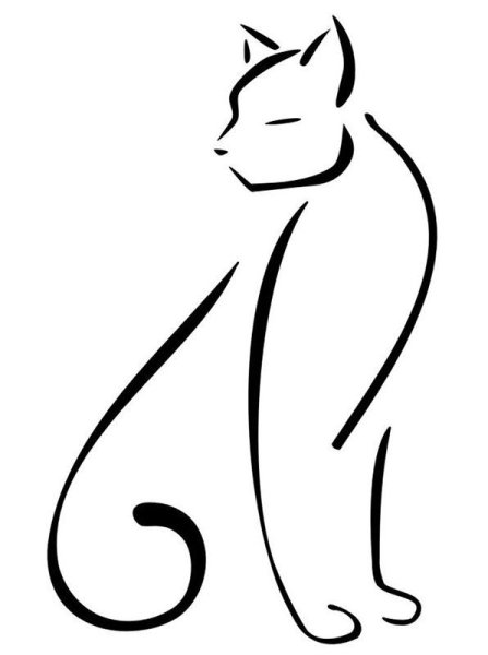 Графическая кошка