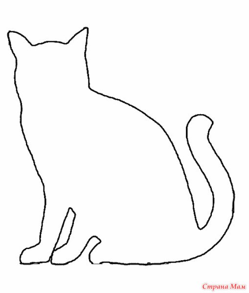 Контур кошки