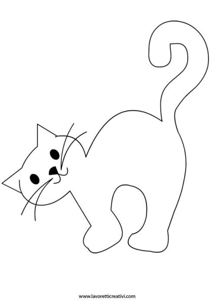 Аппликация кошка