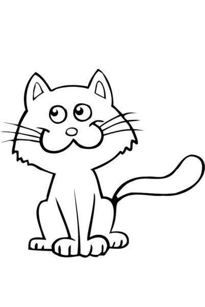 Котик контур