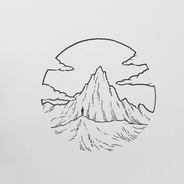 Горы набросок