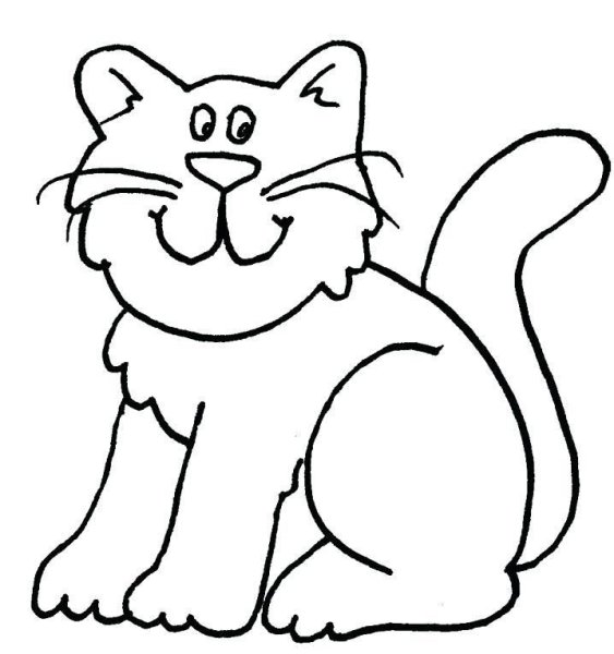 Кошка рисунок