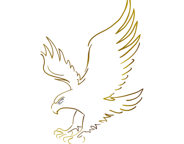 Контур орла для вырезания