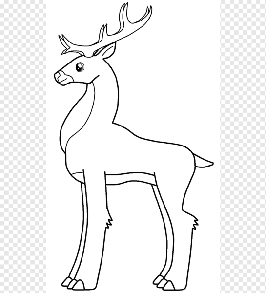 Трафарет "олени"