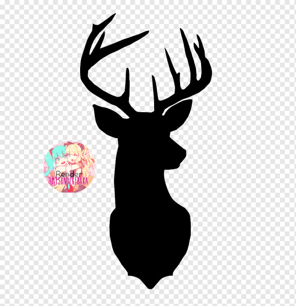 Олень трафарет для выжигания
