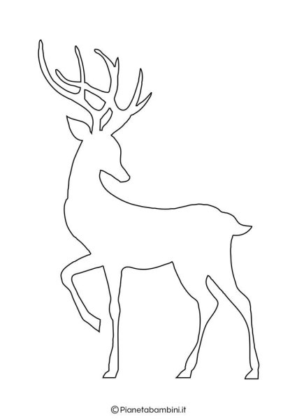 Очертание оленя