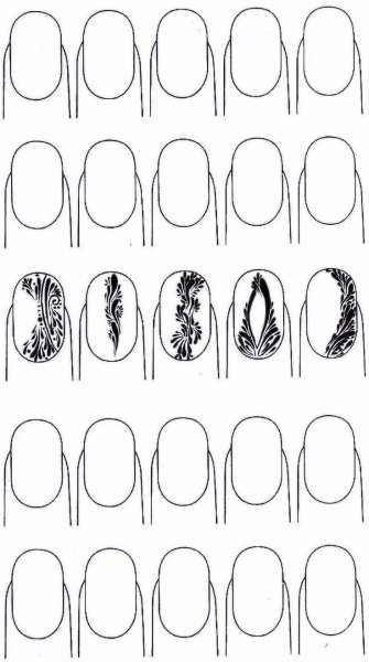 Макеты ногтей для рисования