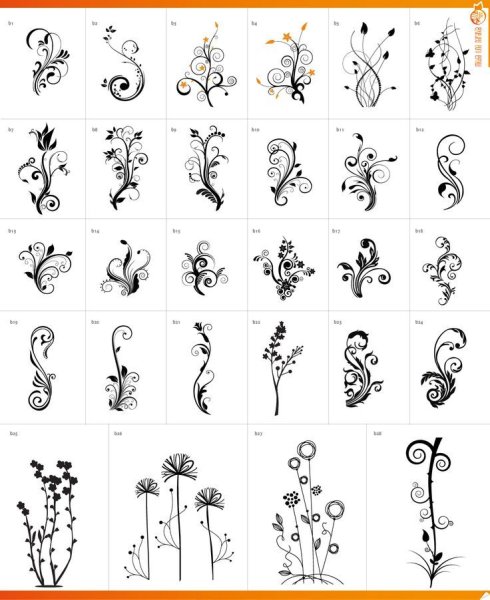 Схемы рисования на ногтях