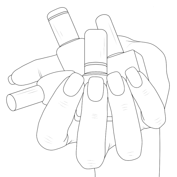 Ноготь рисунок карандашом для детей