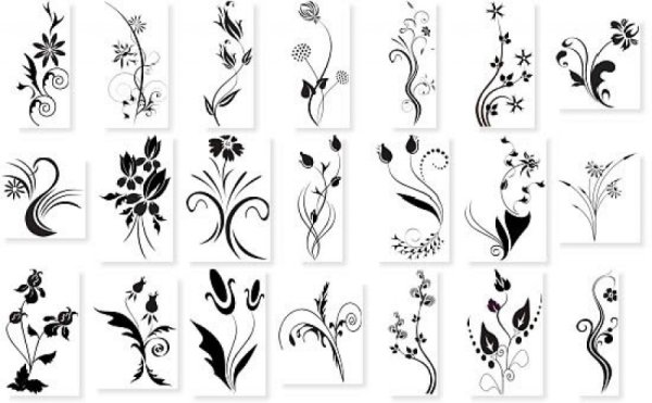 Ногти очертания без фона