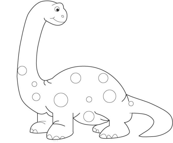 Трафарет «динозавры»