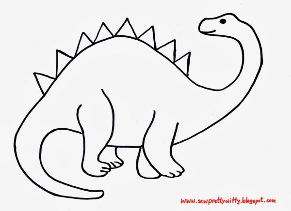 Динозавры для вырезания