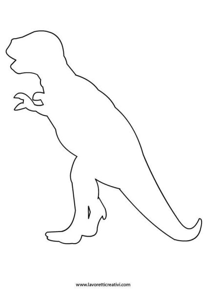 Трафарет «динозавры»