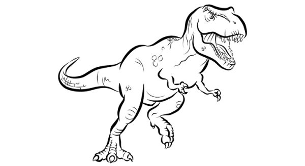 Тиранозавтр тиркекс раскаска