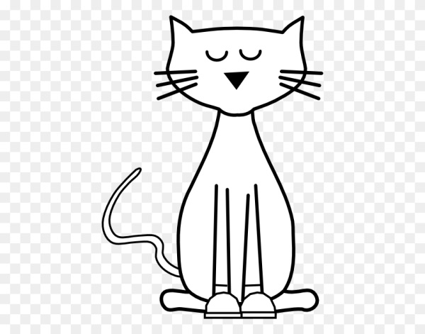 Контур кошки
