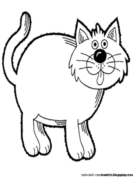 Кошка для раскрашивания