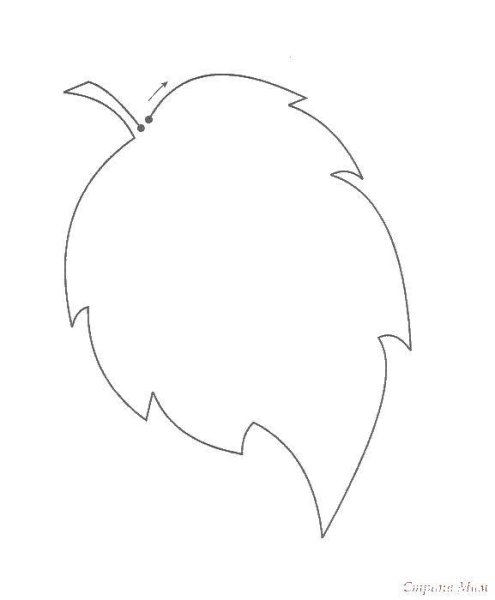 Трафареты осенних листьев