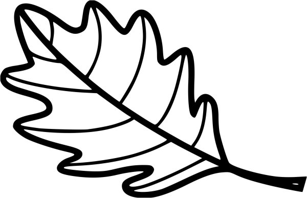 Листики для раскрашивания детям