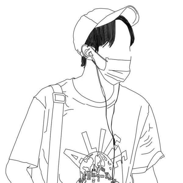 BTS Lineart Jin