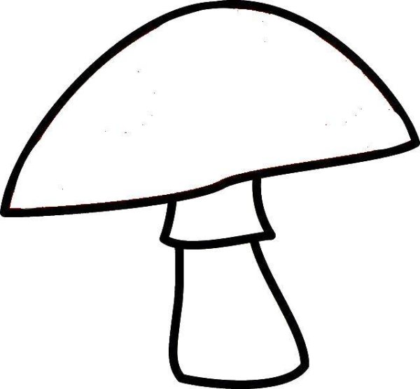 Грибочки для раскрашивания