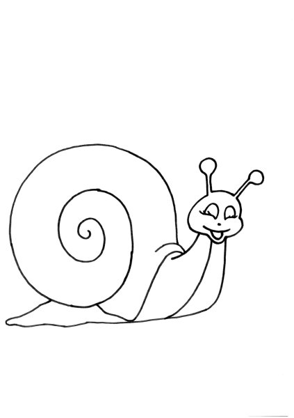 Улитка рисунок