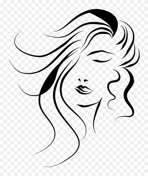 Силуэт женского лица