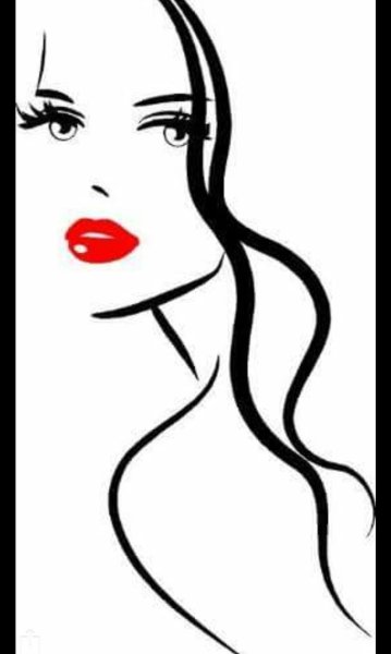 Контурные рисунки женщин
