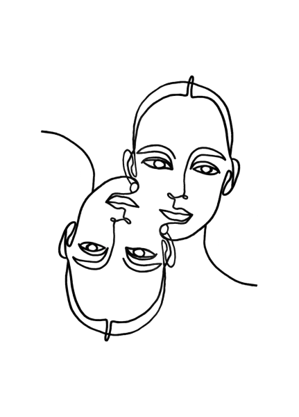 Любовь одной линией