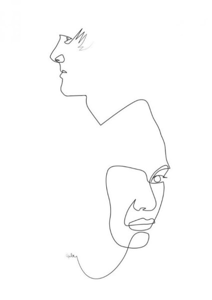 Очертание лица