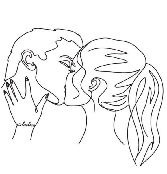 Контурный портрет