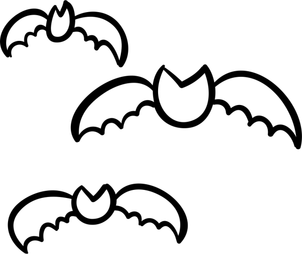 Летучая мышь раскраска для детей