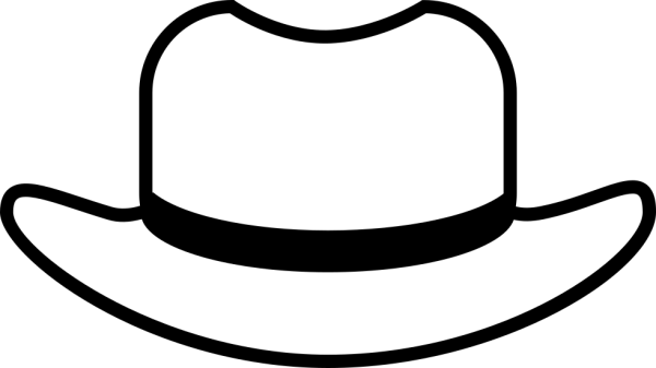 Шляпа трафарет