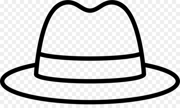 Шляпа раскраска