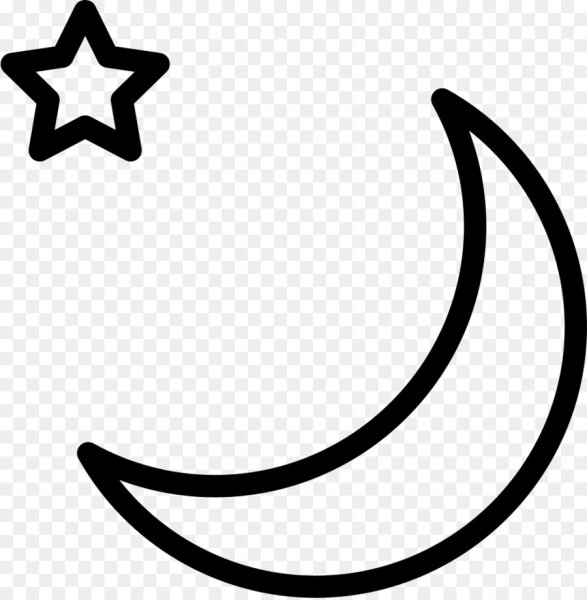 Полумесяц контур