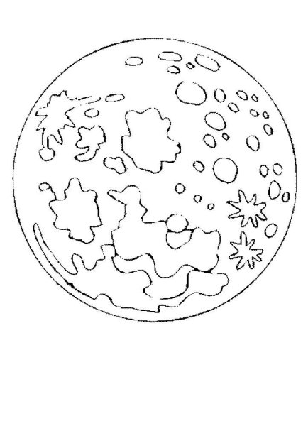 Планета Марс раскраска для детей