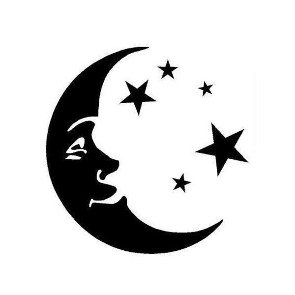 Месяц силуэт