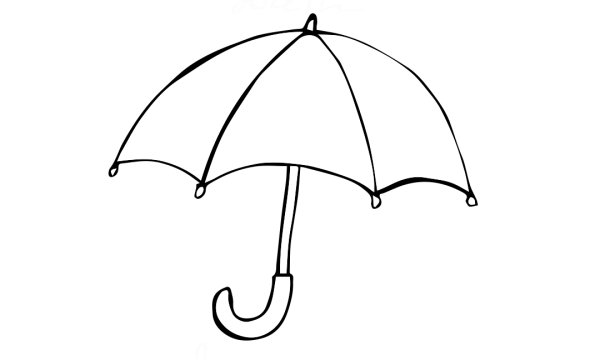 Зонт раскраска для детей