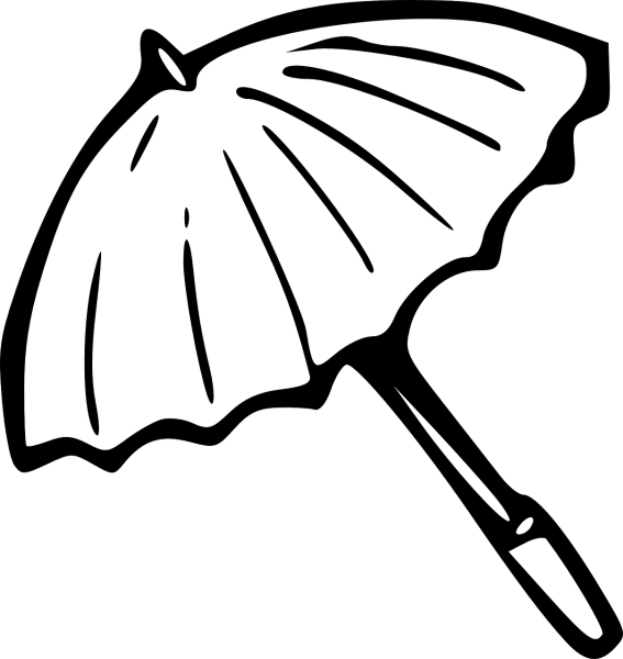 Зонтик контур