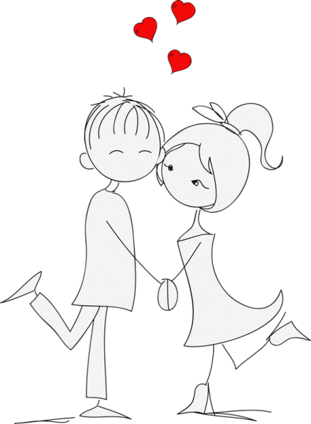 Рисунки влюбленных