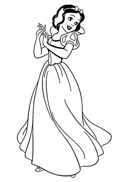 Абалора принцесса Дисней раскраска